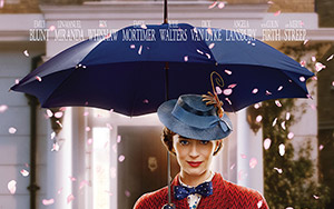 Emily Blunt as Mary Poppins in Disney`s Mary Poppins Returns